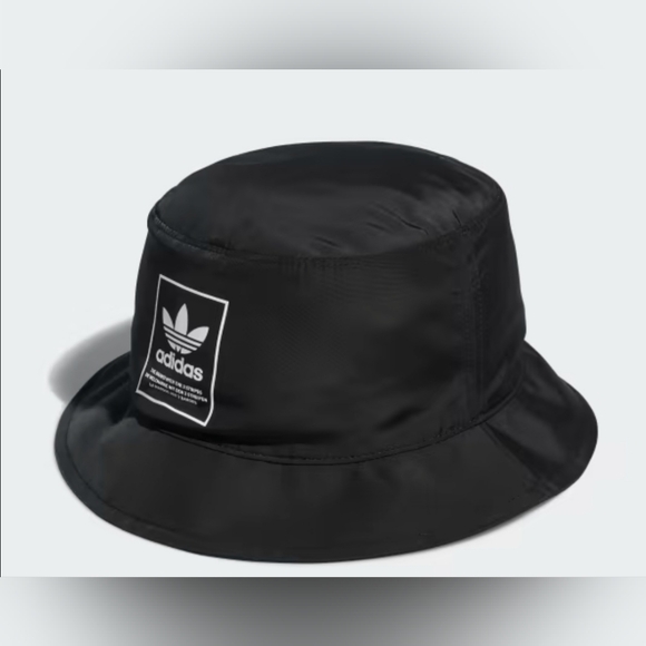 adidas Accessories - Adidas Womens Foldable Black Bucket Hat With Snap Closure For Easy Storage New